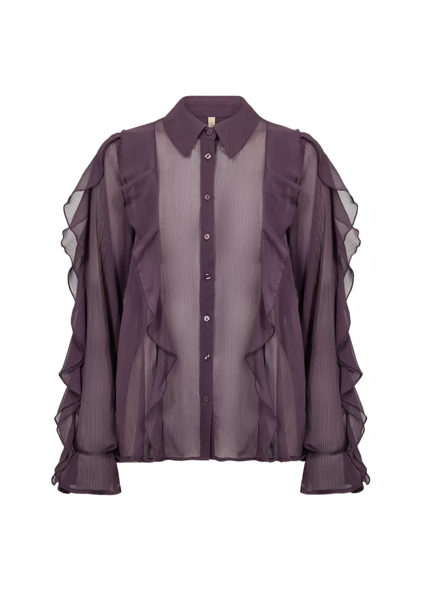 SOYA CONCEPTS-Blouse LM-Naia 5-5120 Plum perfect-PAARS