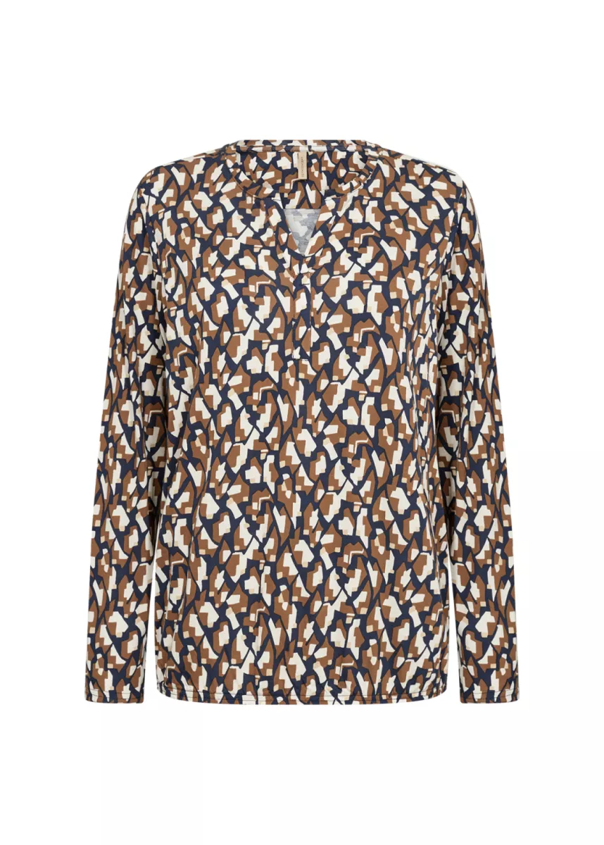 SOYA CONCEPTS--Felicity aop 527-6905C Navy blazer combi-NAVY