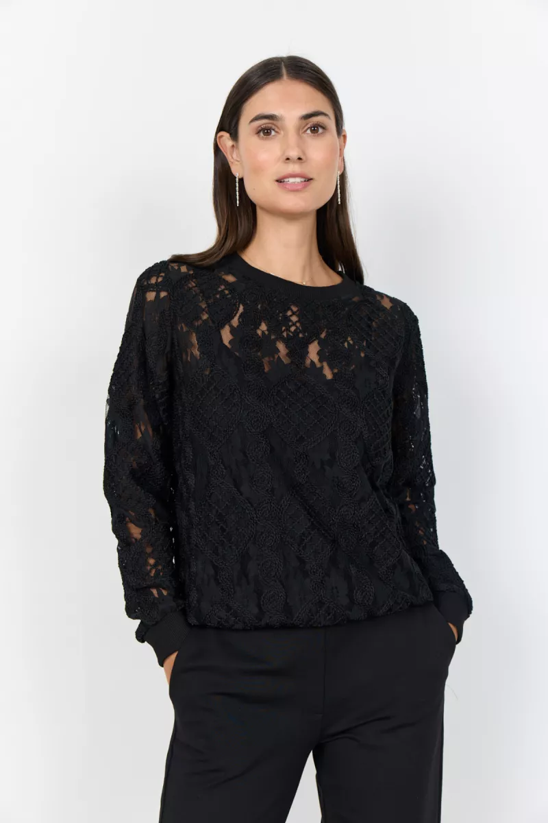 SOYA CONCEPTS-Sweat-Alham 2-9999 Black-BLACK