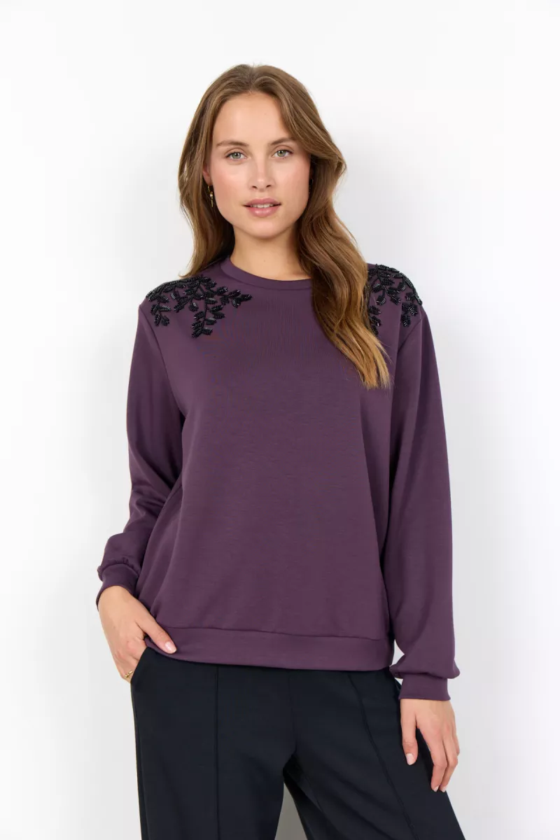 SOYA CONCEPTS-Sweater-Banu 269-5120 Plum perfect-PAARS