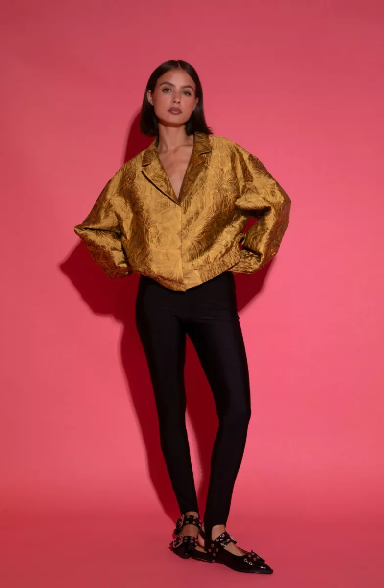 Studio Amaya-Blazer-Odessa-Gold-GOUD