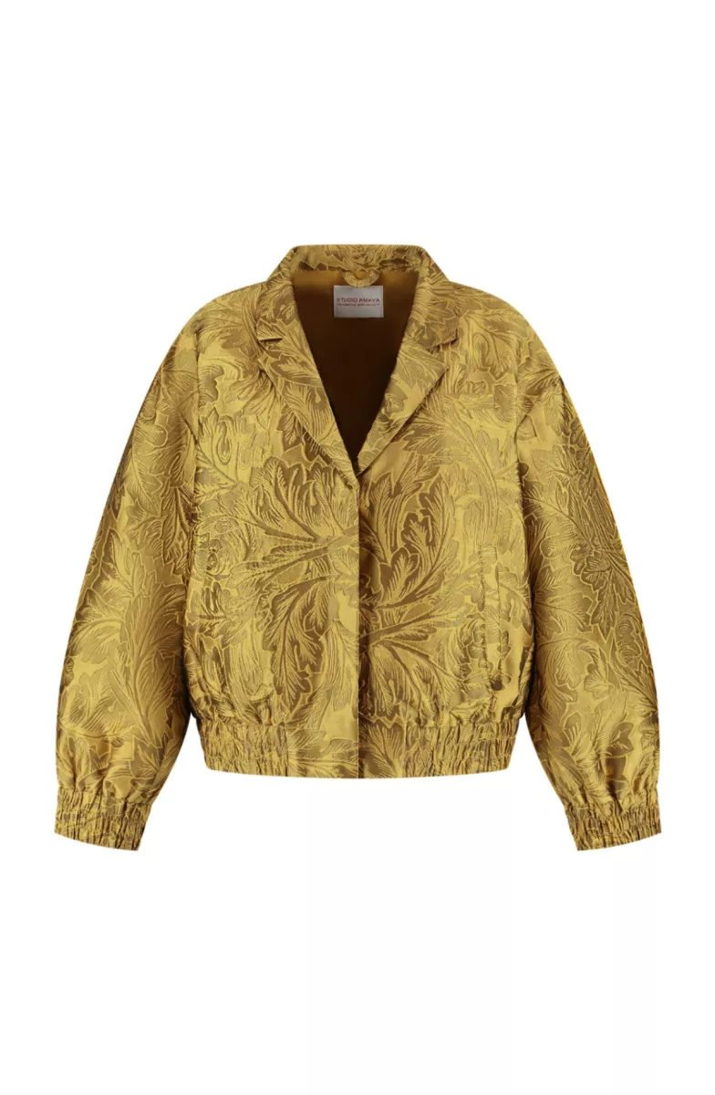 Studio Amaya-Blazer-Odessa-Gold-GOUD