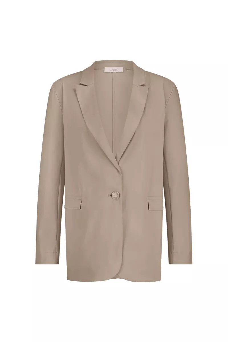 STUDIO ANNELOES-Fran blazer-94808-2200 latte-CAFE