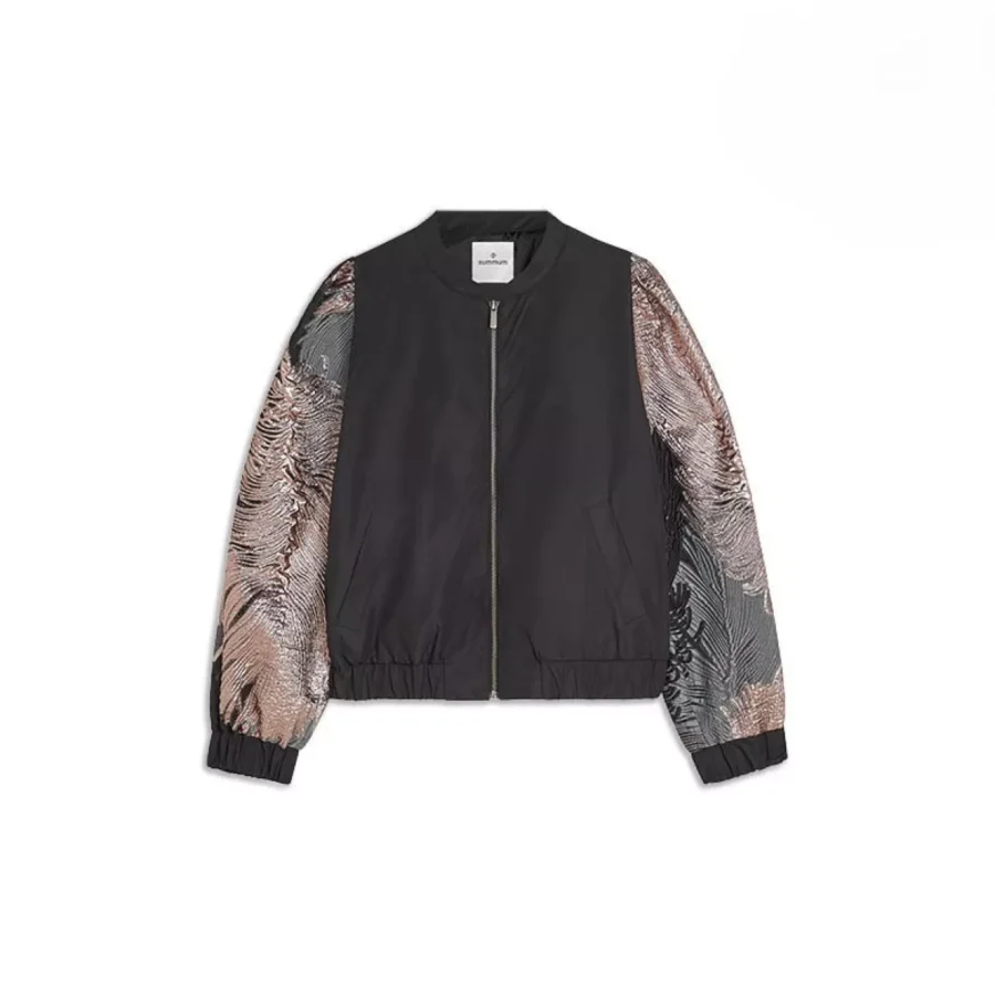 Summum-Bomber jacket leaves jacquard-1s1275-12336-120 Multicolour-MULTICOLOR