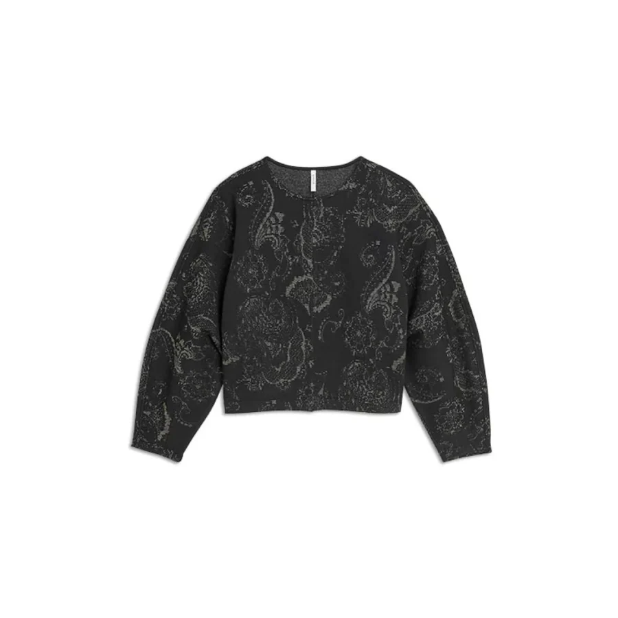 Summum-Jerse ornamentalm jacquard-3s5215-30735-990 Black-ZWART