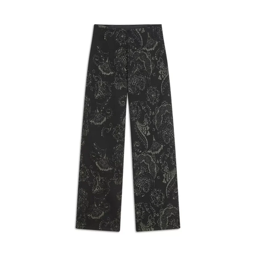 Summum-Trousers ornamental jacquard-4s2904-30735-990 Black-ZWART