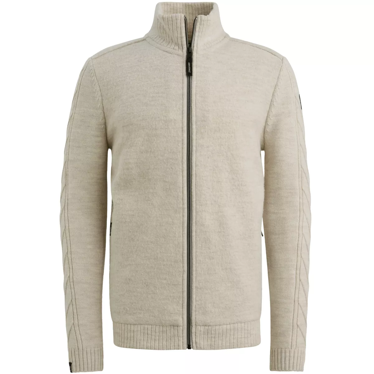 Vanguard-Button jacket boiled wool-VKC2510366-7074 Silver lining-BEIGE