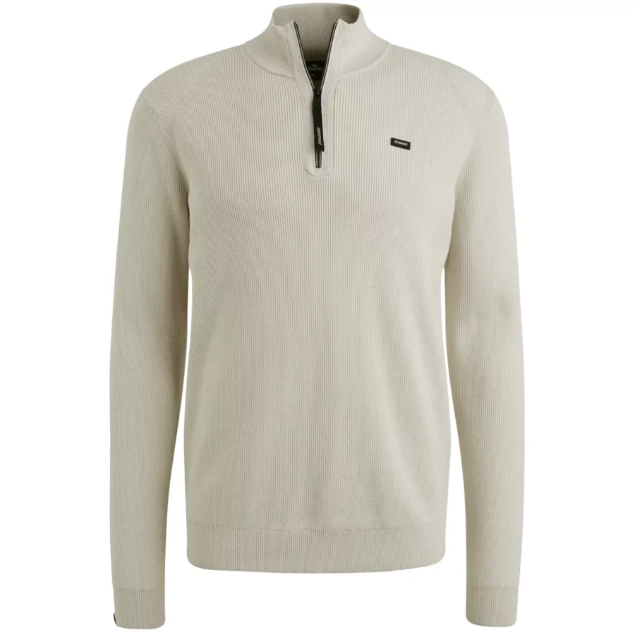 Vanguard-Half zip collar gentleman's deal c-VKW2510332-7074 Silver lining-BEIGE