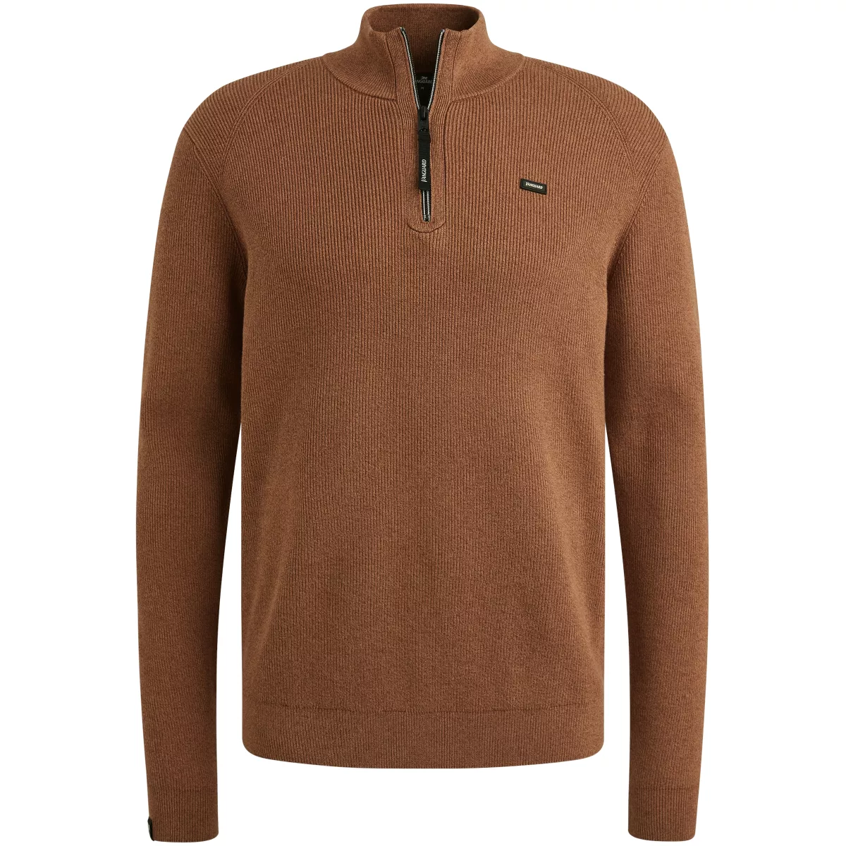 Vanguard-Half zip collar gentleman's deal c-VKW2510332-8122 Pecan brown-BRUIN