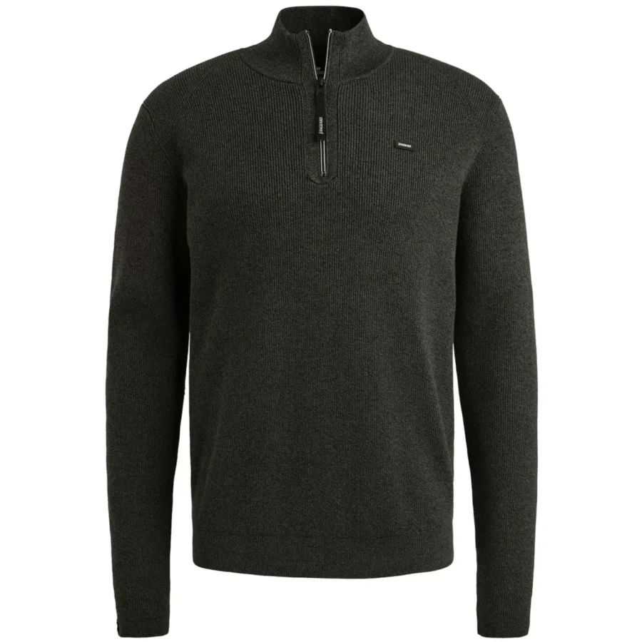 Vanguard-Half zip collar gentleman's deal c-VKW2510332-9141 Black beauty-ZWART