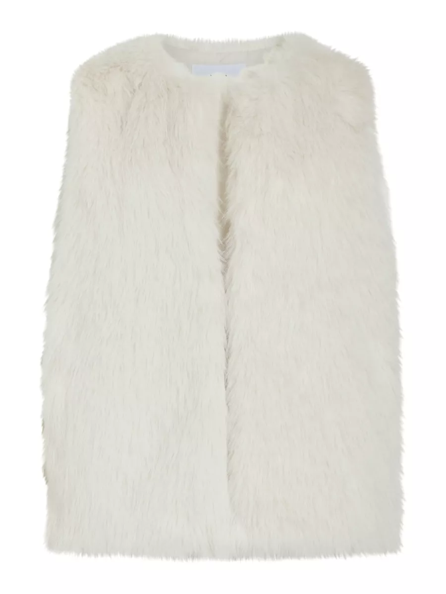 VILA-VIREMY S/L VEST-14110555-Birch-CREME