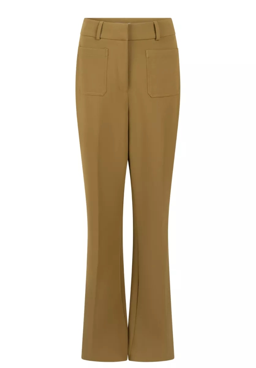 Aaiko-Pant-Philippa R pes 345-191034 French Olive-OLIJF