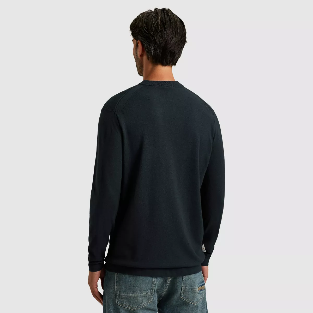 cast-iron-crewneck-soft-blend-ckw2511360-5287-dark-sapphire-blauw-3 CAST IRON-Crewneck soft blend-CKW2511360-5287 Dark sapphire-BLAUW
