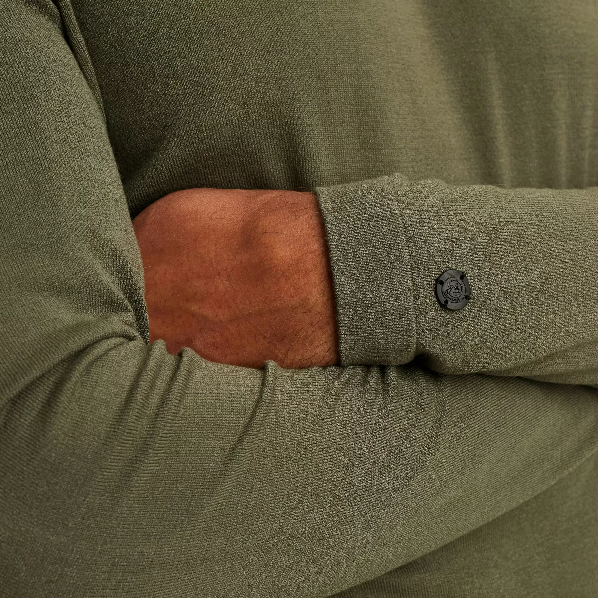 cast-iron-crewneck-soft-blend-ckw2511360-6414-dusty-olive-olijf-5 CAST IRON-Crewneck soft blend-CKW2511360-6414 Dusty olive-OLIJF