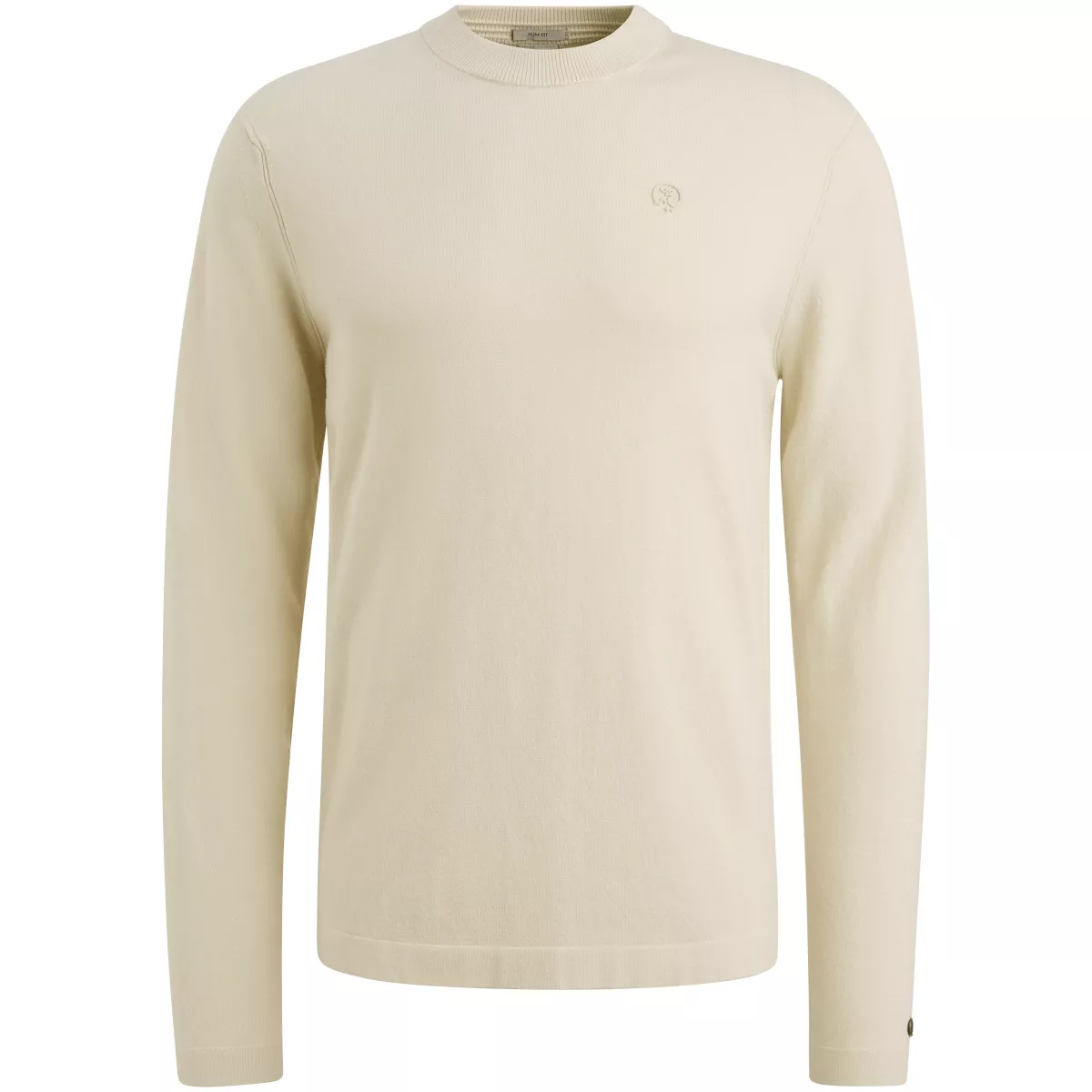 CAST IRON-Crewneck soft blend-CKW2511360-7014 Silver birch-LICHT-/PAREL GRIJS
