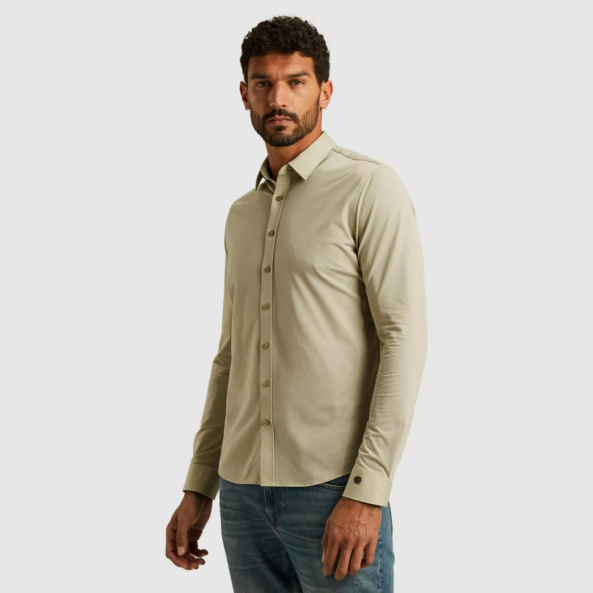 cast-iron-long-sleeve-shirt-tech-jersey-ligh-csi2511270-6392-slate-green-groen-2 CAST IRON-LONG SLEEVE SHIRT Tech Jersey Ligh-CSI2511270-6392 Slate green-GROEN