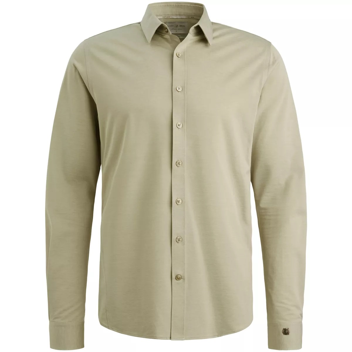 CAST IRON-LONG SLEEVE SHIRT Tech Jersey Ligh-CSI2511270-6392 Slate green-GROEN