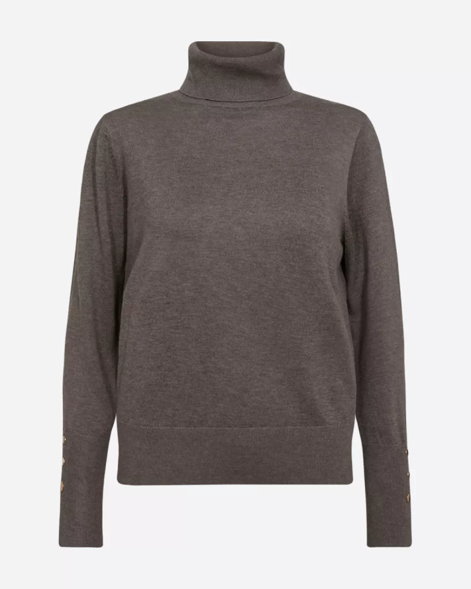 Freequent-Katie Pullover-203031-8350 Morel Melange-ZAND