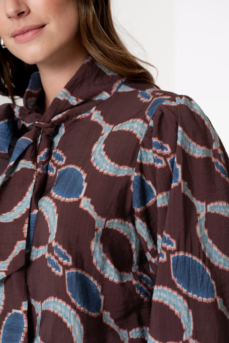 geisha-blouse-print-53618-20-470-bordeaux-blue-bordeaux-2 GEISHA-Blouse print-53618-20-470 Bordeaux blue-BORDEAUX