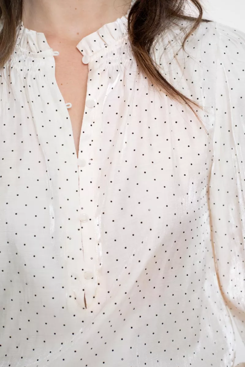 geisha-blouse-shiny-with-dots-53539-14-017-ivory-black-ivoor-3 GEISHA-Blouse shiny with dots-53539-14-017 Ivory black-IVOOR