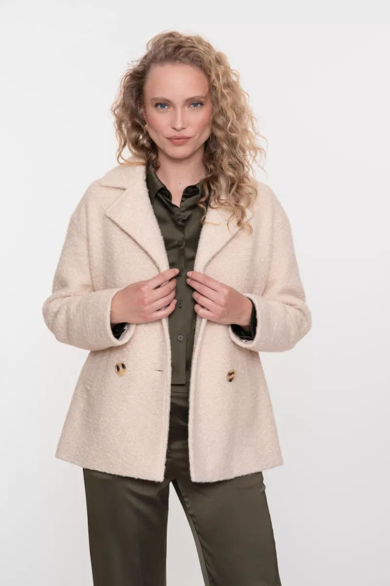 GEISHA-Cabana double breasted-58542-21-010 Off white-OFF WHITE