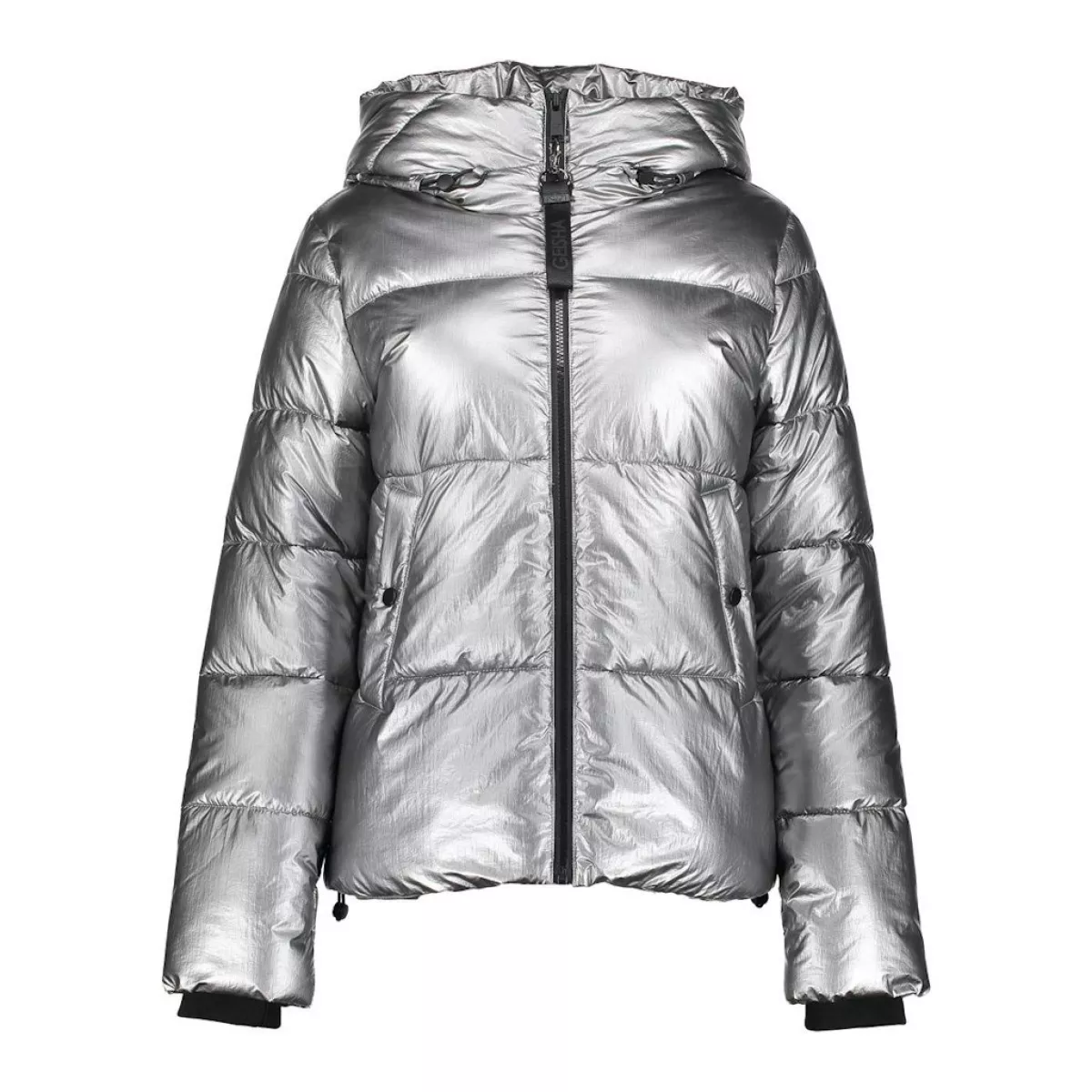 GEISHA-Jacket metallic short-58511-12-003 Gun metal-METAL