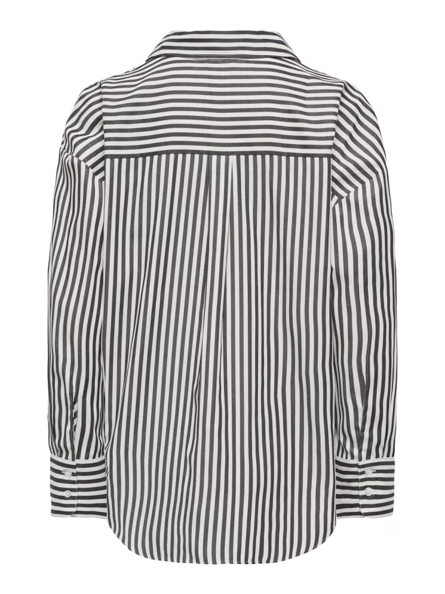 JDY-JDYVESPER L/S LOOSE SHIRT WVN NOOS-15338857-Chocolate Torte-BRUIN COMBINATIES