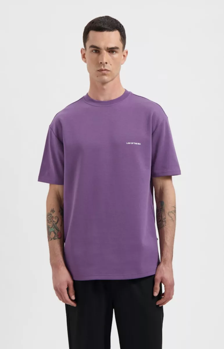 Law of the Sea-Resilience tee artwork tee-10308-206 mulled grape-VIOLET
