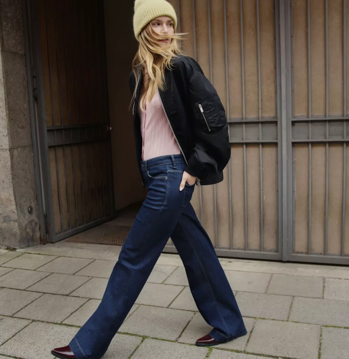 MAC-DREAM WIDE; 4; Trousers MAC Ladies-0358L543990-D683-DONKER DENIM