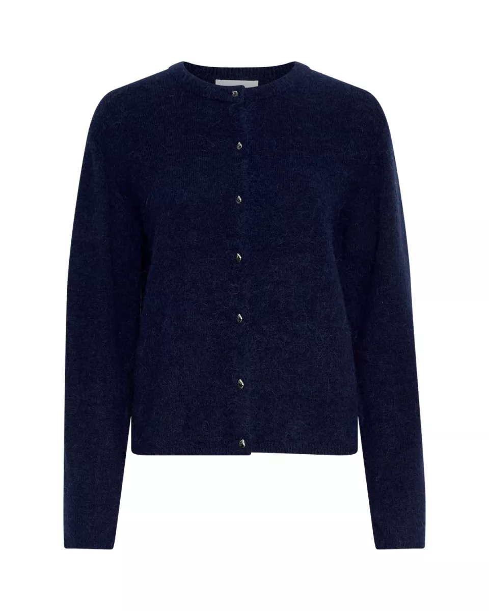 MOSS COPENHAGEN-Alegria Cardigan-19410-Ocean Cavern-BLAUW