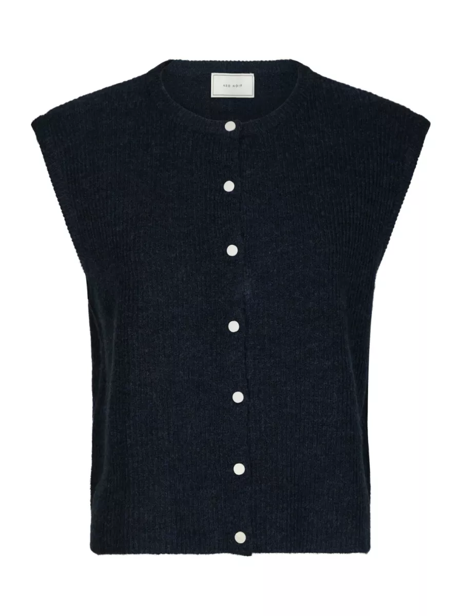 Neo Noir-Everest Knit Vest-164870-141 Navy-NAVY