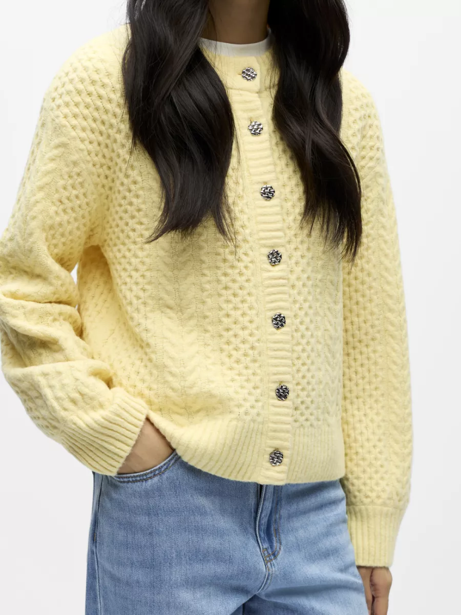 object-objdebbie-l-s-lo-knit-cardigan-143-23048324-sunlight-geel-3 OBJECT-OBJDEBBIE L/S LO KNIT CARDIGAN 143-23048324-Sunlight-GEEL
