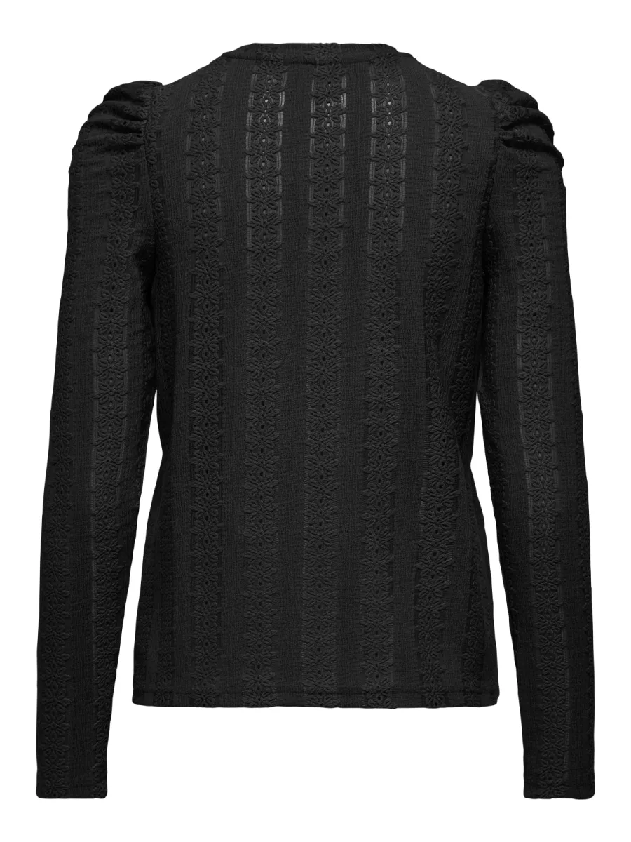 only-onlmelanie-l-s-o-neck-top-jrs-15365094-black-black-5 ONLY-ONLMELANIE L/S O-NECK TOP JRS-15365094-Black-BLACK