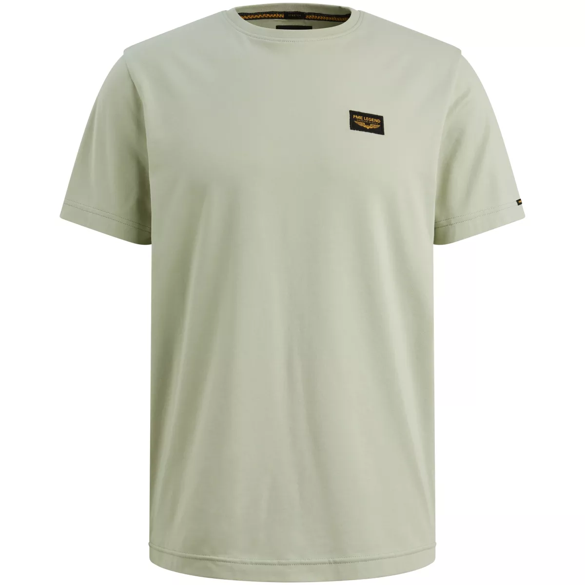 PME LEGEND-Short sleeve r-neck American Class-PTSS2511599-6163 Desert sage-GROEN