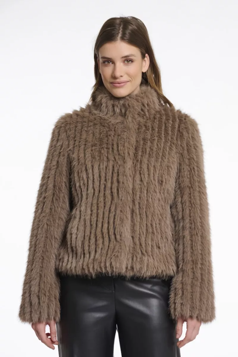 RINO & PELLE-Jacket With Closure-Faith.7002511-Toffee-CAFE