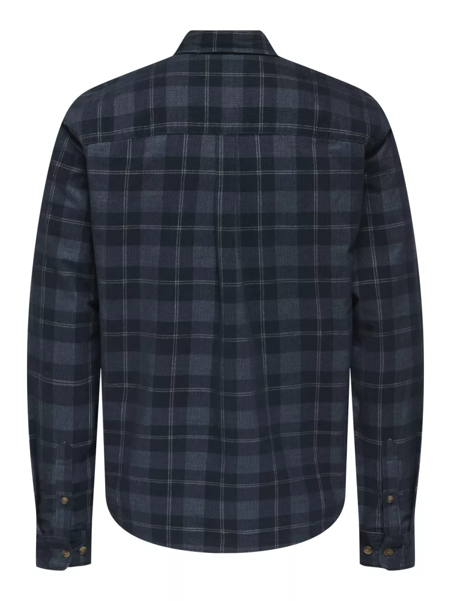 SONS-ONSWILLIAM CORD LS SHIRT-22035776-Flint stone-STONE