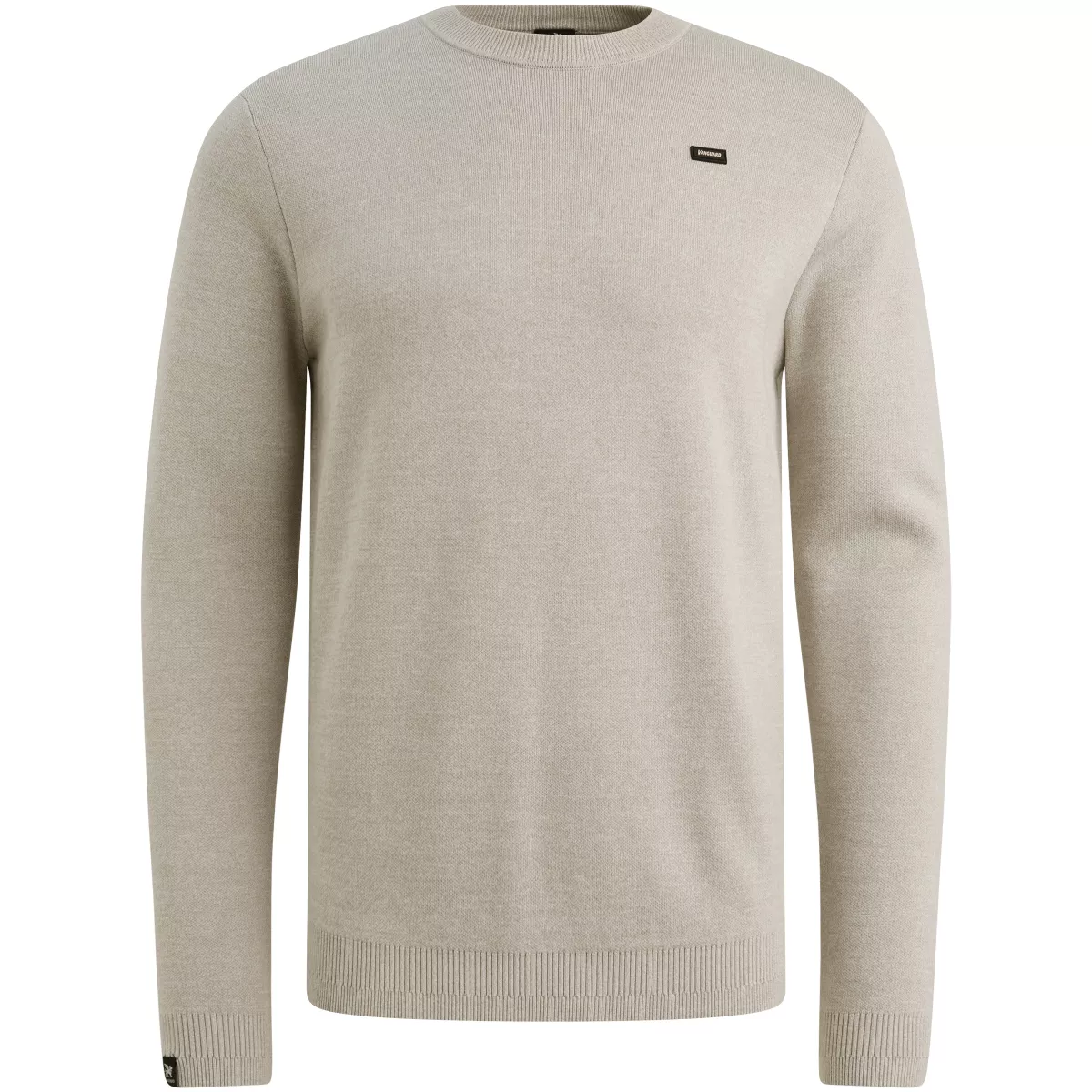 Vanguard-Crewneck cotton modal mouline bond-VKW2511344-9048 Paloma-GRIJS