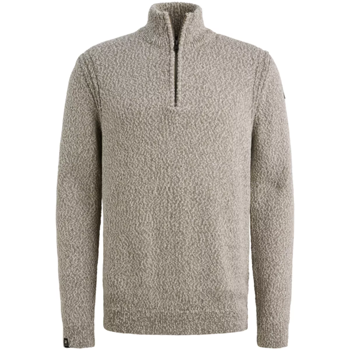 Vanguard-Half zip collar cotton slub 3 ton-VKW2511348-9161 Chimera-GRIJS