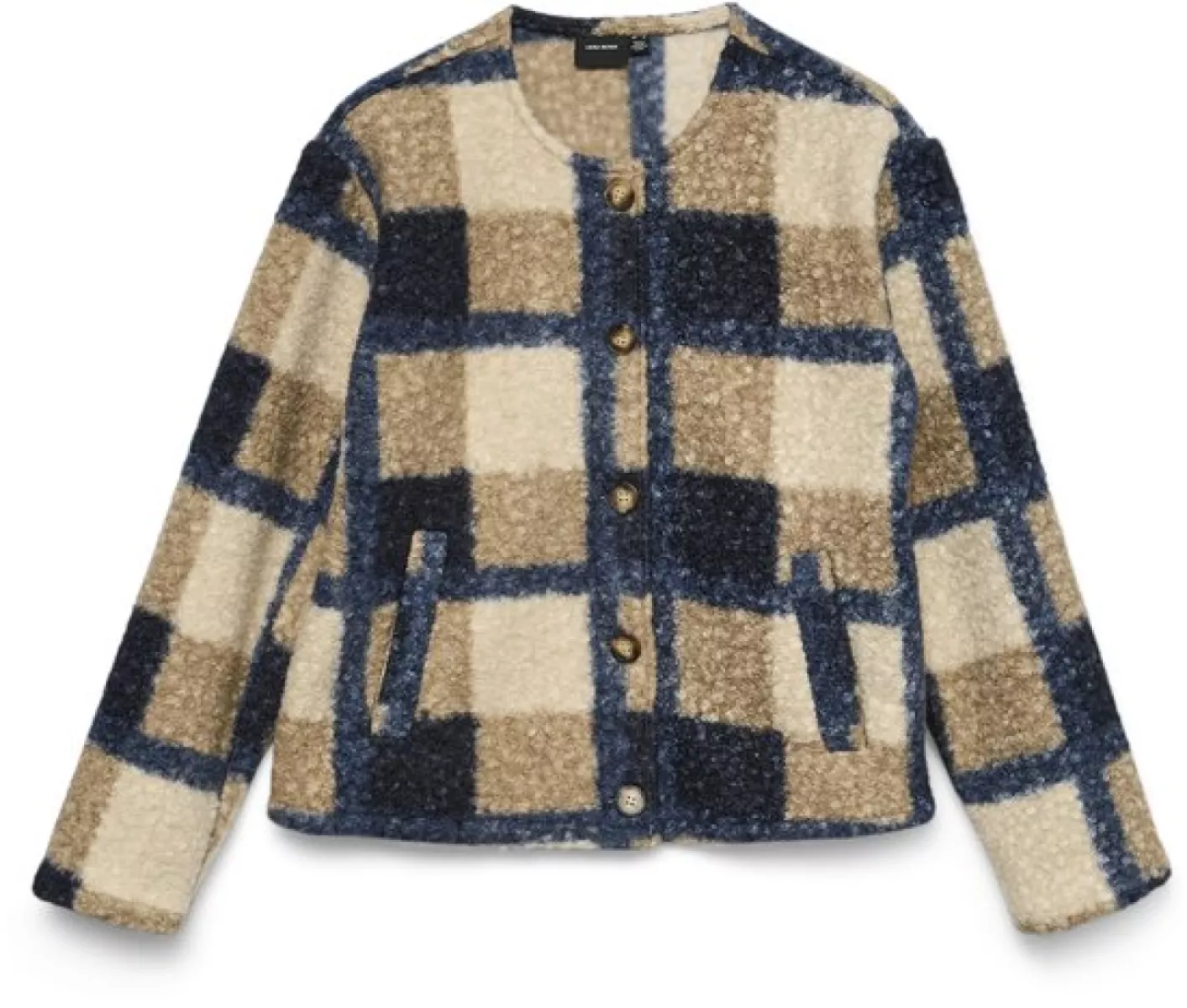 VERO MODA-VMTARA SHORT JACKET GA BOO-10338206-Dark Denim-DONKER DENIM