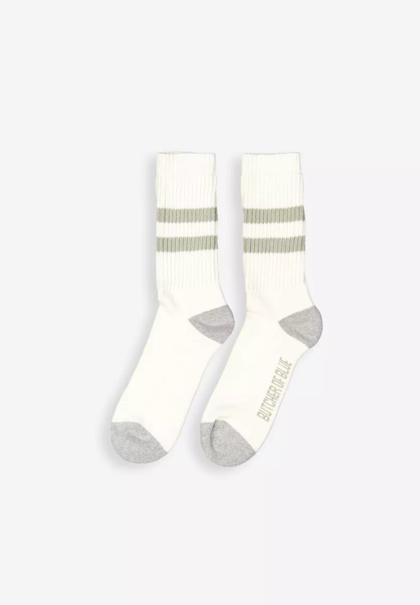 BUTCHER OF BLUE-Madison sock-M2529020-756 Granite green-GROEN