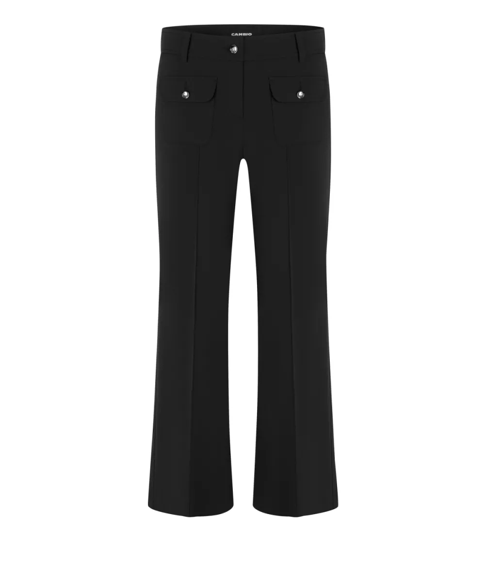 CAMBIO-Farah patched-6111 0427 00-099 Black-ZWART