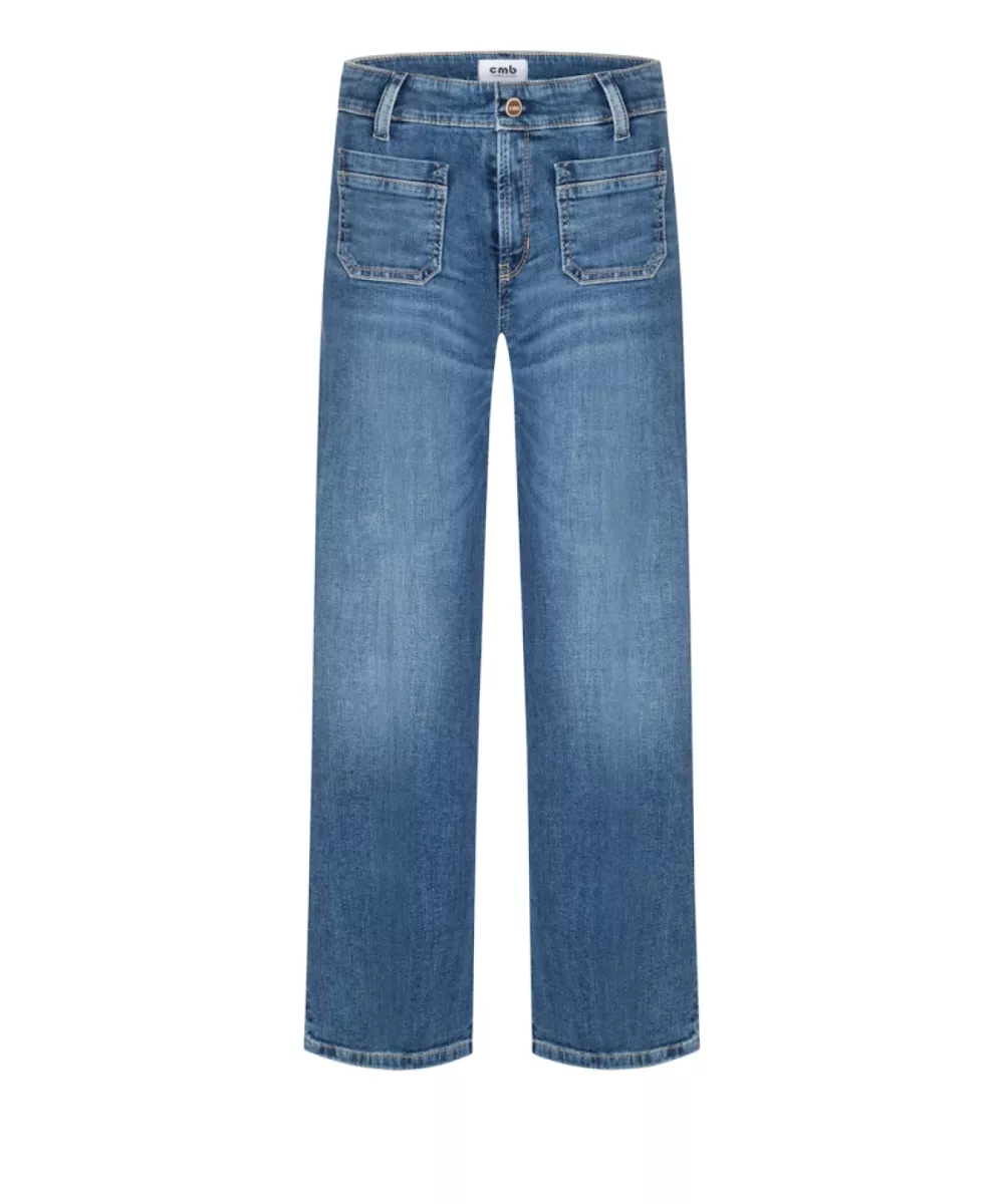 CAMBIO-Tess pocket cropped-9129 0089 01-5243 Summer glam used-DENIM