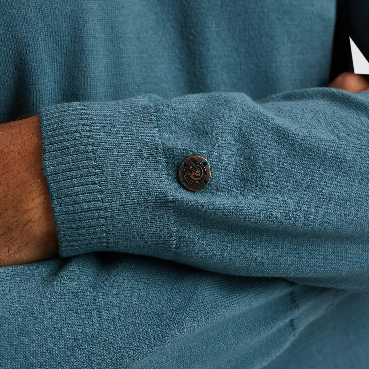 cast-iron-crewneck-cotton-stretch-ckw2411352-5413-bluefin-blue-6 CAST IRON-Crewneck cotton stretch-CKW2411352-5413 Bluefin-BLUE