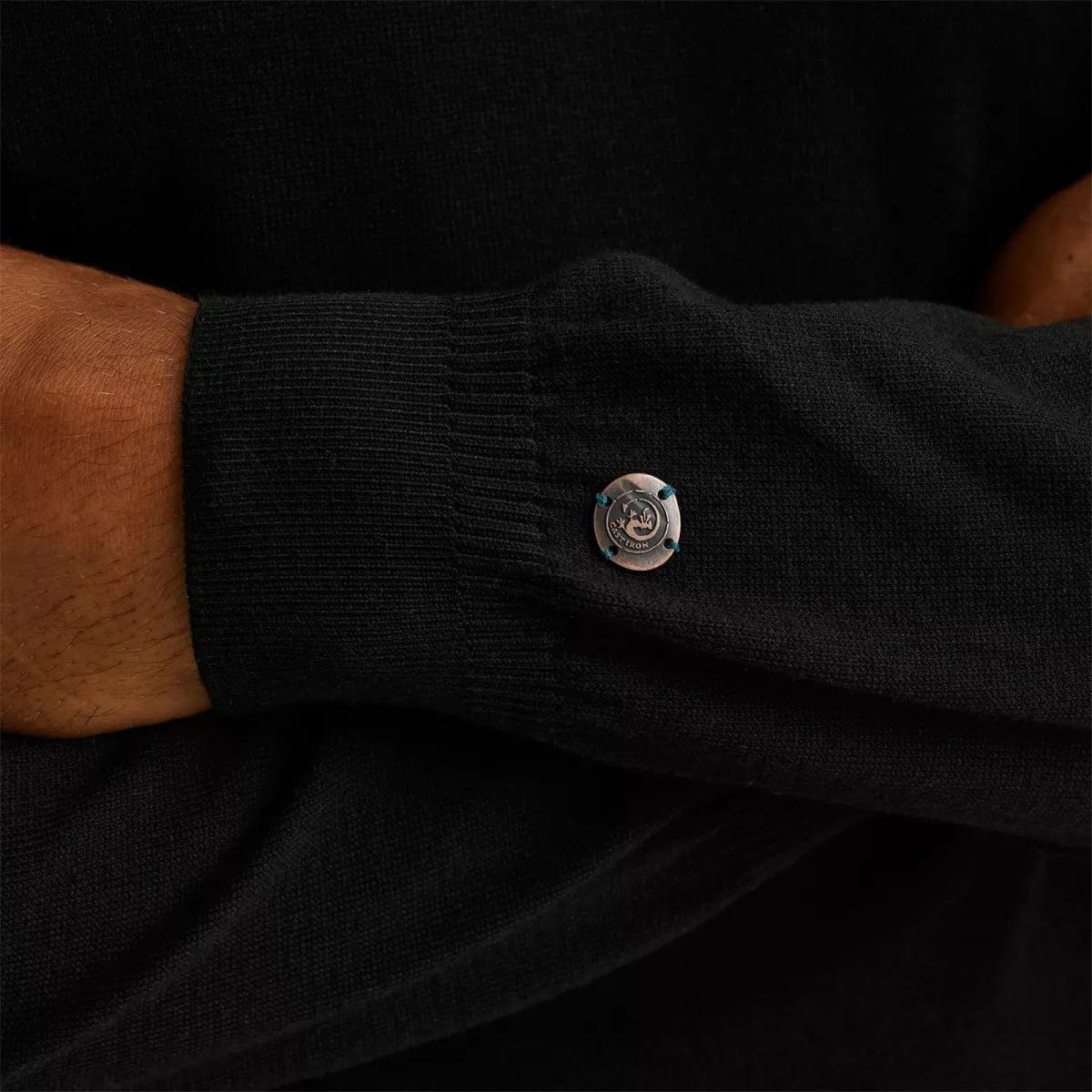 cast-iron-crewneck-essential-cotton-stretch-ckw2408300-999-black-black-5 CAST IRON-Crewneck essential cotton stretch-CKW2408300-999 Black-BLACK