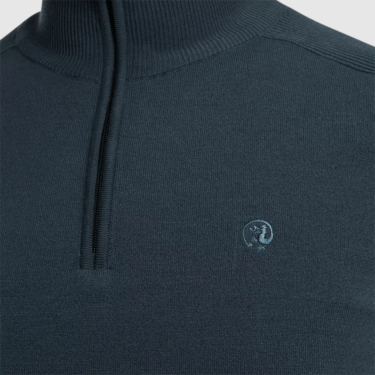 cast-iron-half-zip-collar-essential-cotton-s-ckw2408304-5442-sea-storm-blauw-4 CAST IRON-Half zip collar essential cotton s-CKW2408304-5442 Sea storm-BLAUW