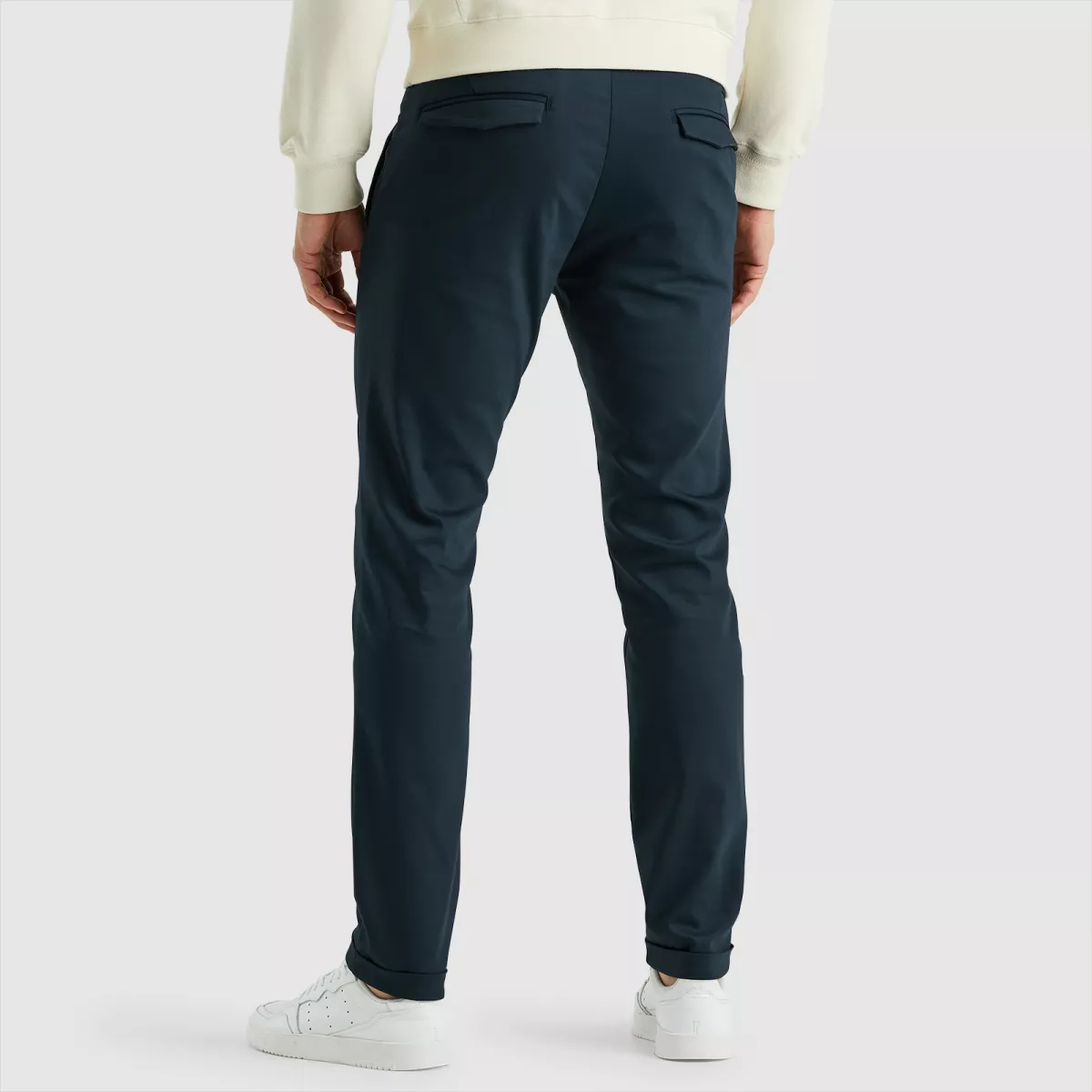 CAST IRON-RISER CHINO STRETCH-CTR2408600-5287 Dark sapphire-NAVY