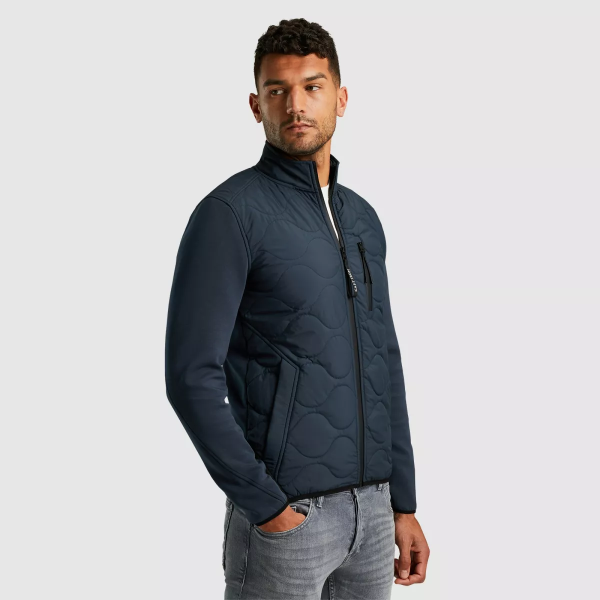 cast-iron-zip-jacket-interlock-csw2408433-5442-sea-storm-blauw-2 CAST IRON-Zip jacket interlock-CSW2408433-5442 Sea storm-BLAUW