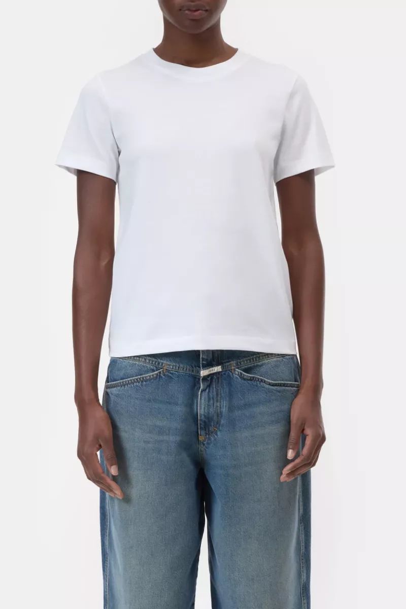 Closed-Printed t-shirt-C95505-44H-PR-200 White-WIT