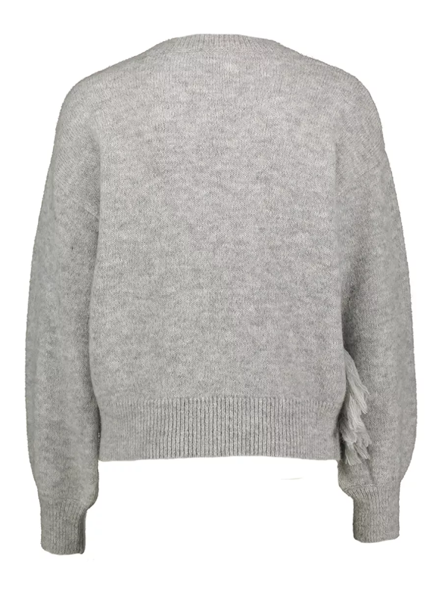 Due Amanti-Pullover-Dare-Soft Grey-GRIJS