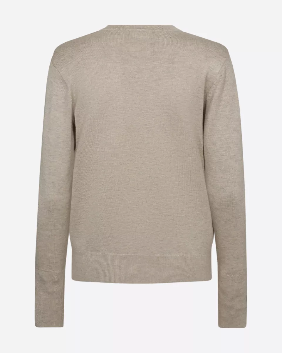 Freequent-Katie Pullover-203030-Moonbeam Melange-ZAND